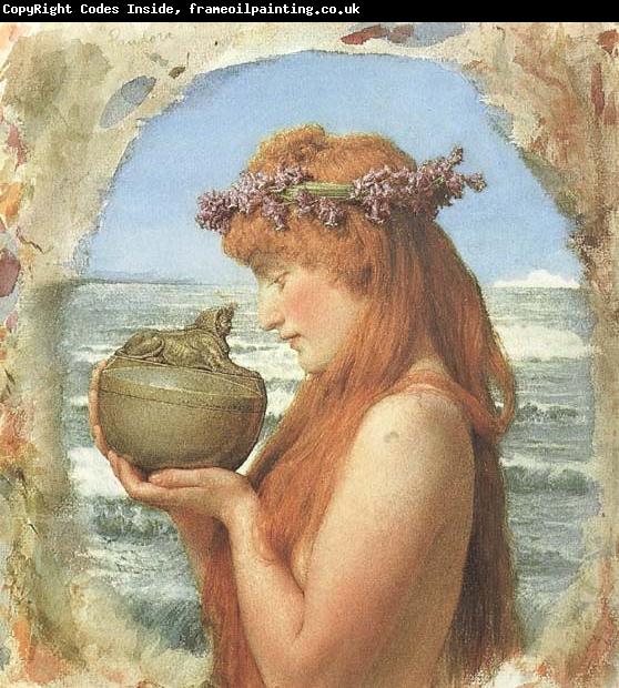 Sir Lawrence Alma-Tadema,OM.RA,RWS Pandora (mk46)